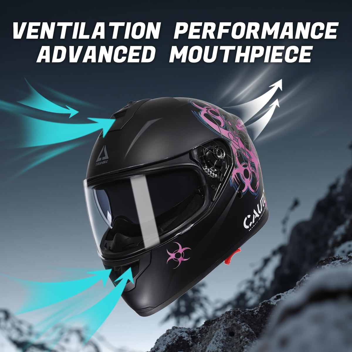 Full Face Dual Visor Motorcycle Helmet H747