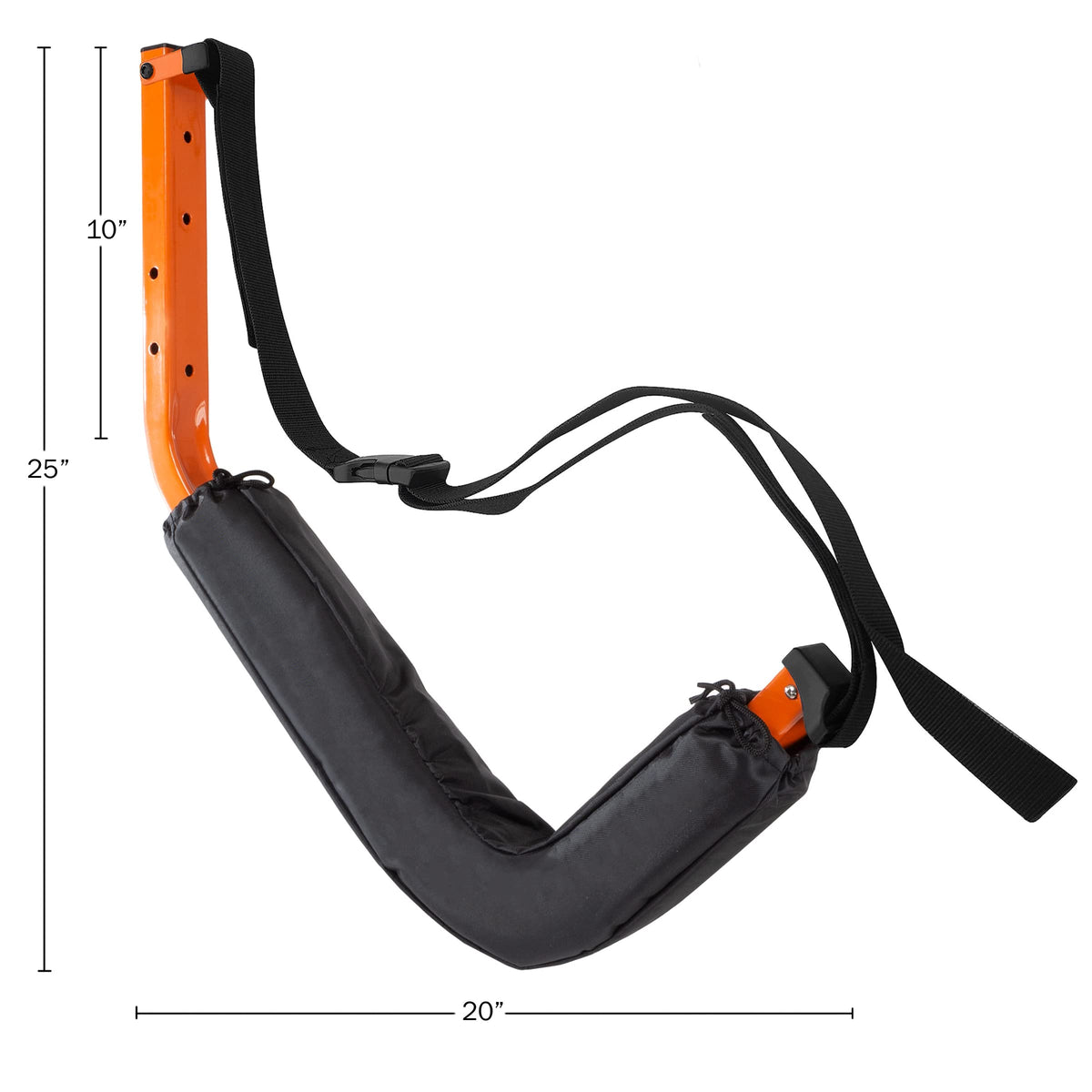 Kayak Storage Hooks Set of 2 Wall Mount 125lbs Capacity F2933