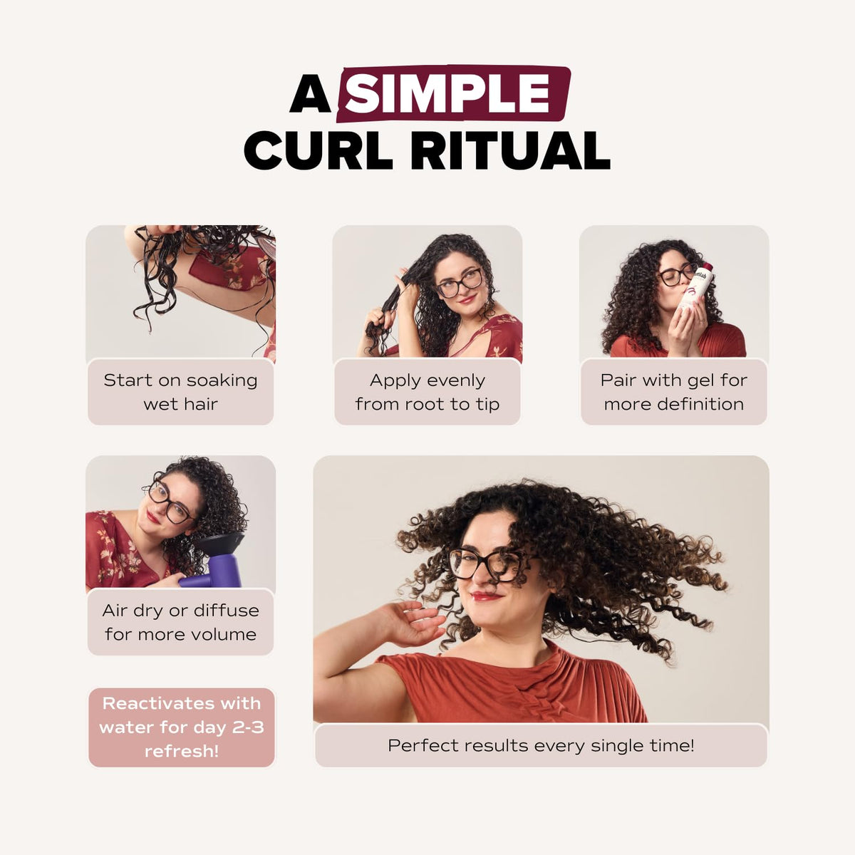 Lightweight Curl Enhancing Leave-in Conditioner 300ml U3814