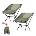 Portable Lightweight Compact Folding Mesh Camping Chair 2 Pack J87978