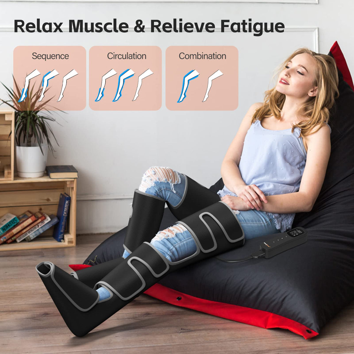 Leg Massager with Heat and Compression N926886