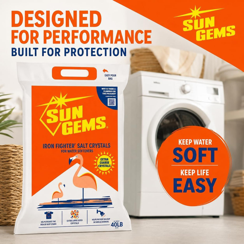 40 lb Extra Coarse Water Softener Salt Crystals K202241