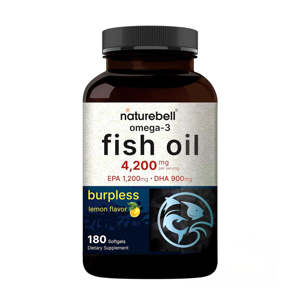 Omega-3 Fish Oil 180 Softgels Lemon Flavor R4511