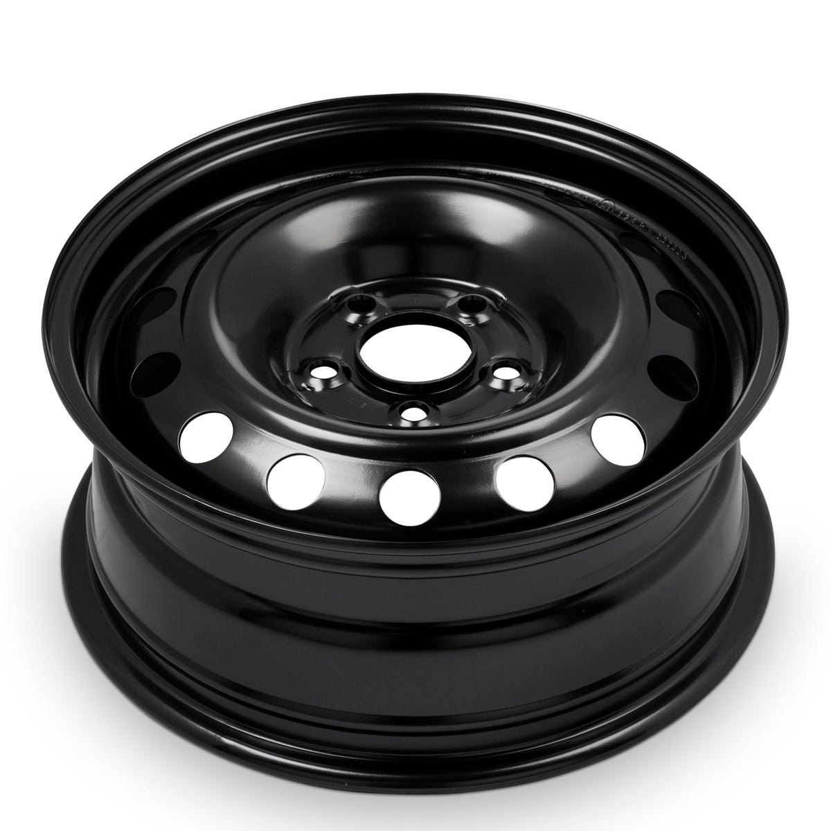 16 Inch Painted Black Car Wheel R139