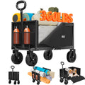 3 in 1 Foldable Wagon Cart with Sturdy Wheels H2667