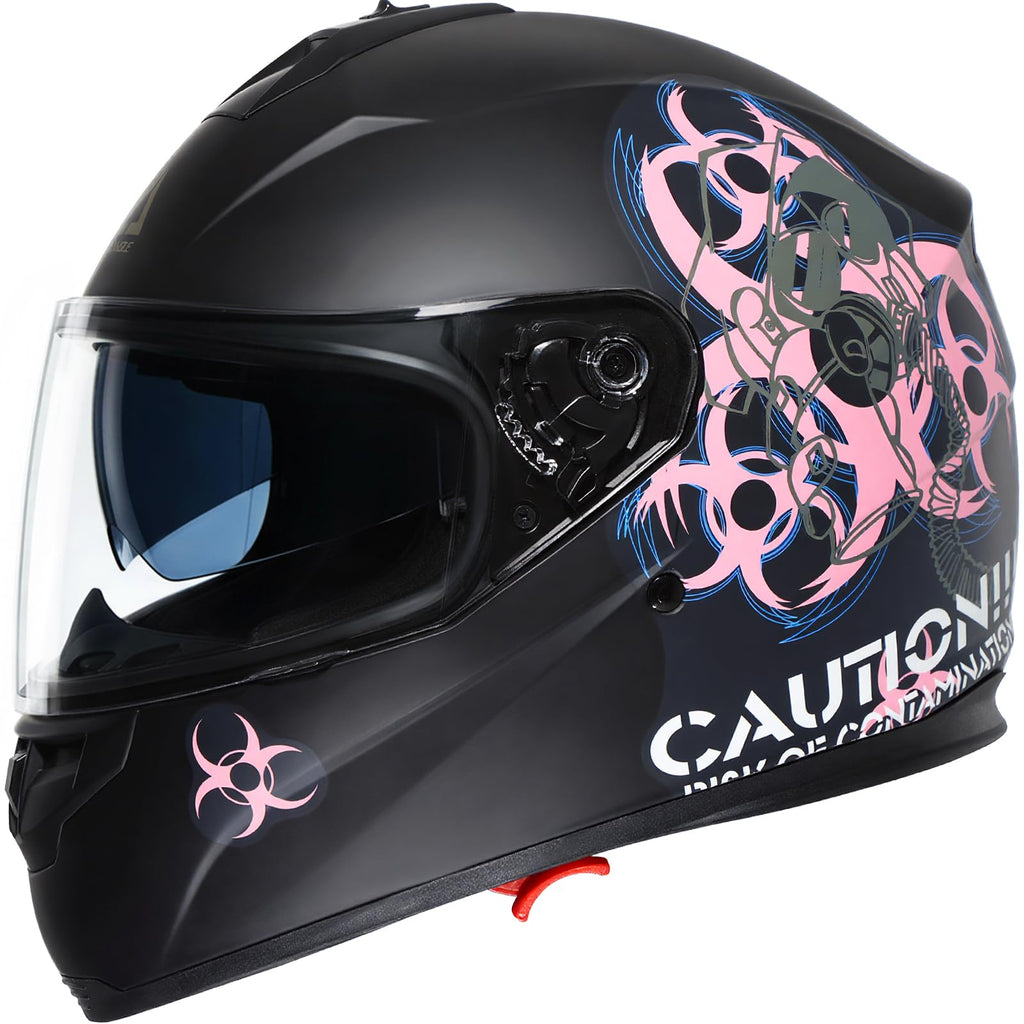 Full Face Dual Visor Motorcycle Helmet H747