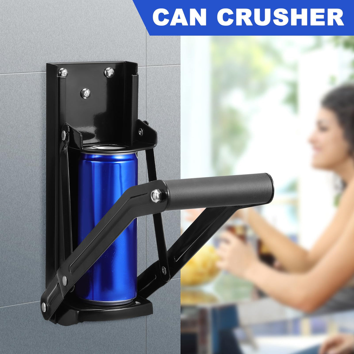 Stainless Steel Wall Mounted Can Crusher G444967