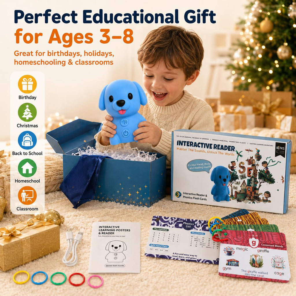 Phonics Learning Toy with Reader Dog, 148 Pages, 90 Stickers M47857