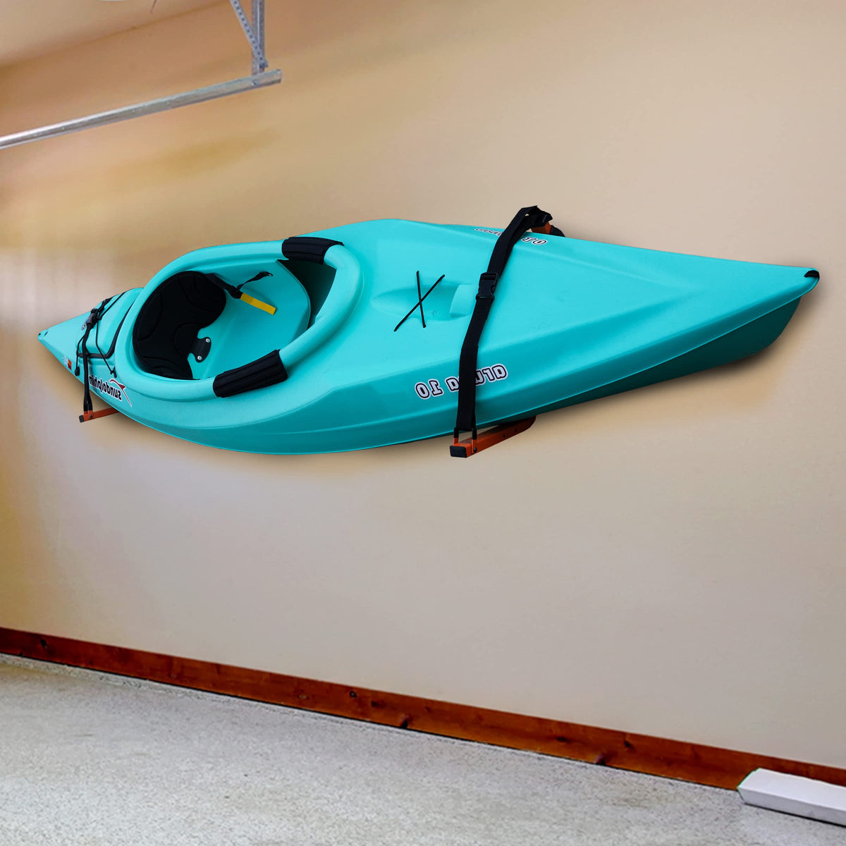 Kayak Storage Hooks Set of 2 Wall Mount 125lbs Capacity F2933