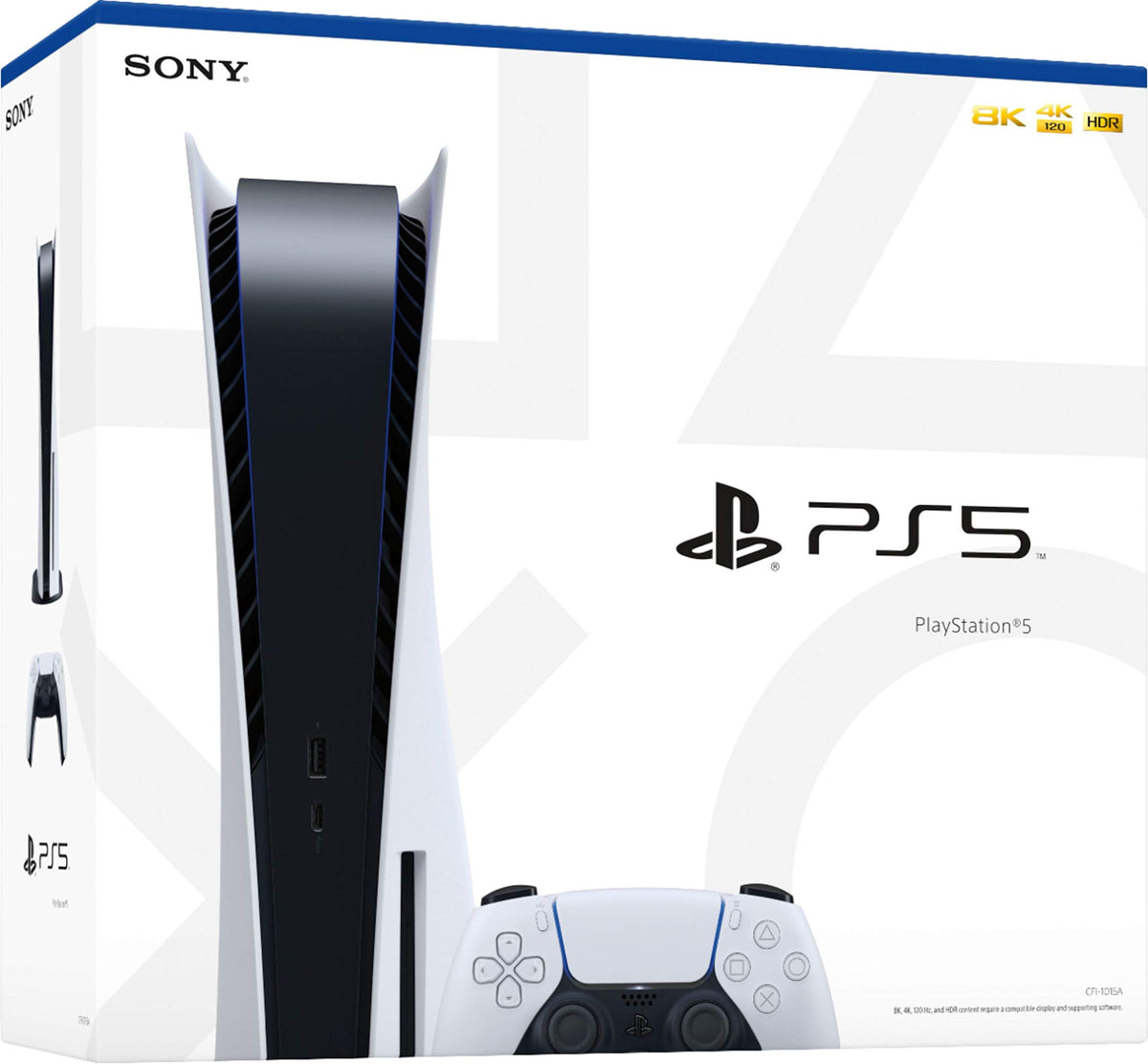 Disc Version Console - 4K-TV Gaming, 16GB GDDR6 RAM, 8K Output, WiFi 6, 825GB SSD M732
