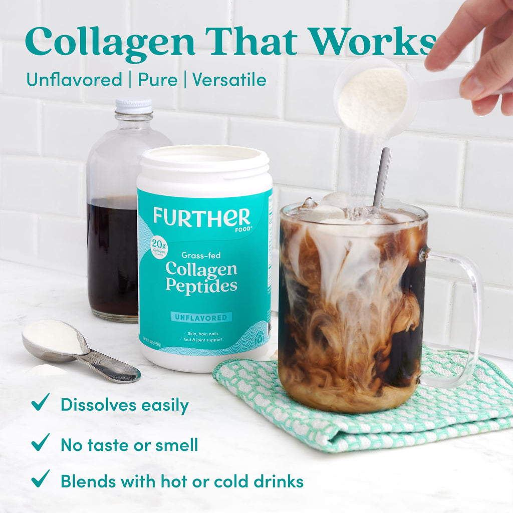 Unflavored Grass-Fed Collagen Peptides Powder 21.16 Oz R4894