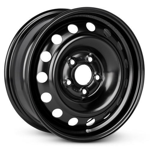 16 Inch Painted Black Car Wheel R139