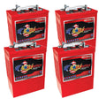 6V SLA Deep Cycle Batteries 4-Pack X3209
