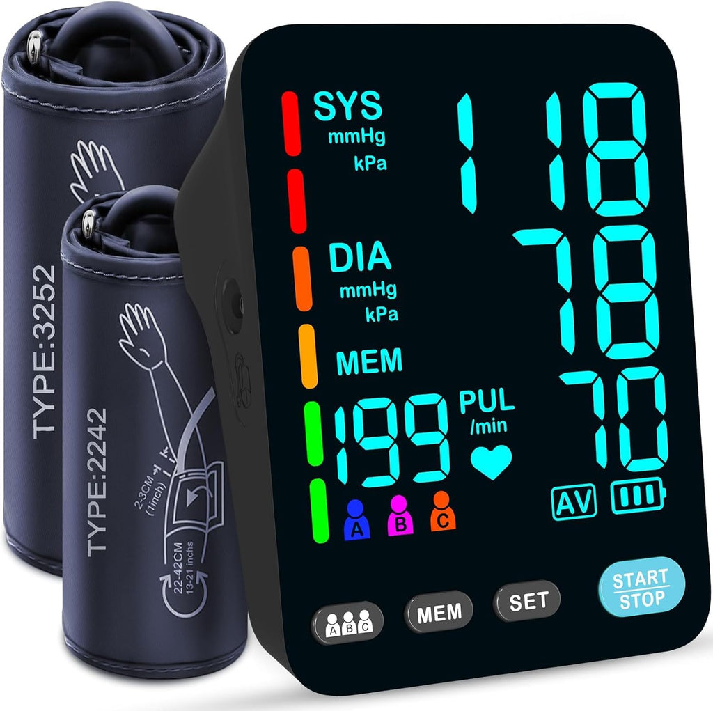 Automatic Upper Arm Blood Pressure Monitor, Black A771838