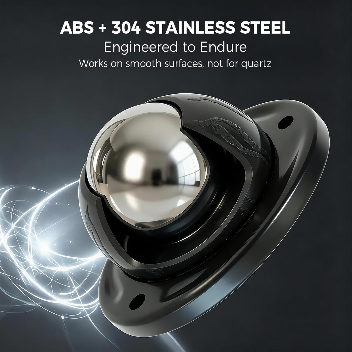 Black 4pcs Self Adhesive Caster Wheels A471