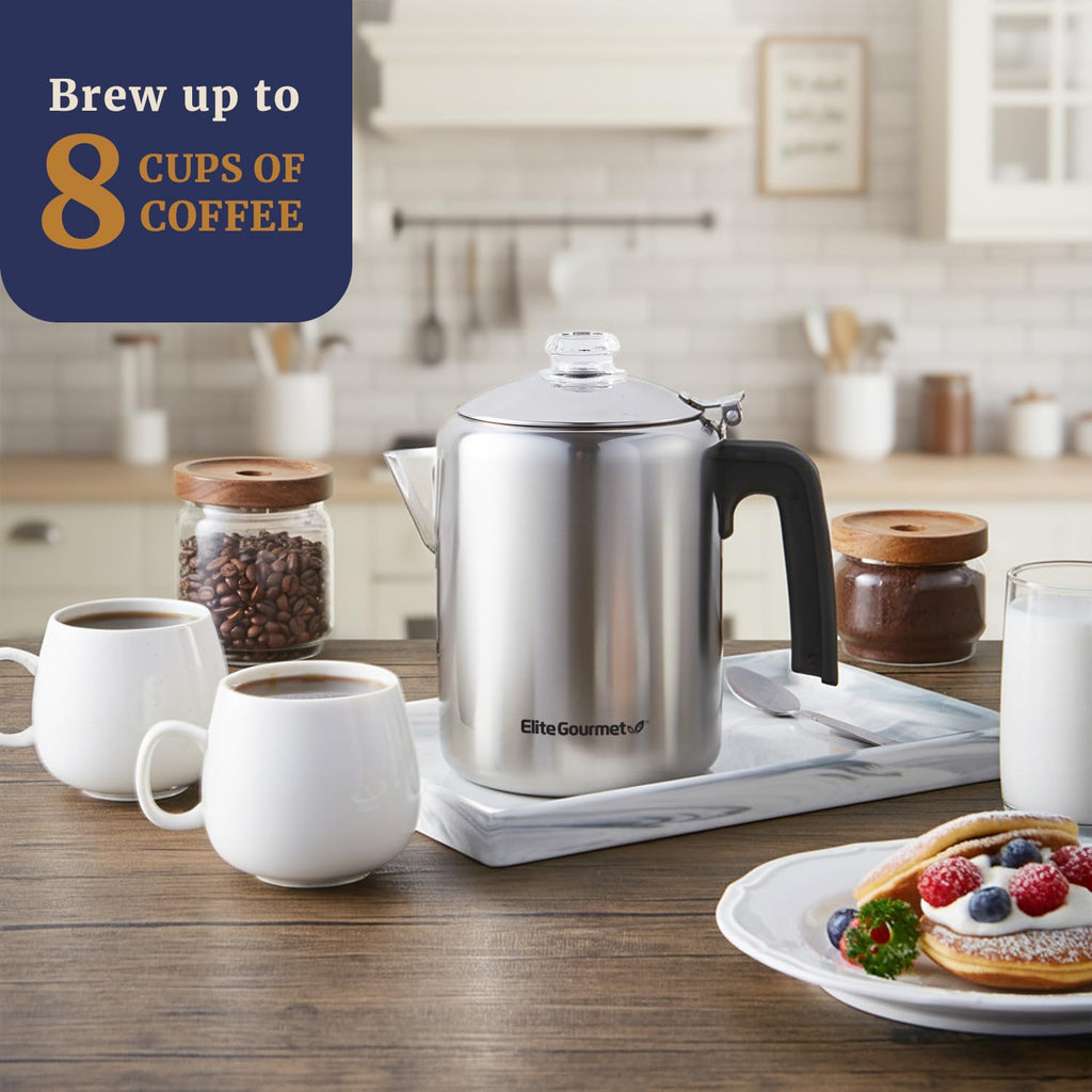 8-Cup Stovetop Coffee Percolator R2918