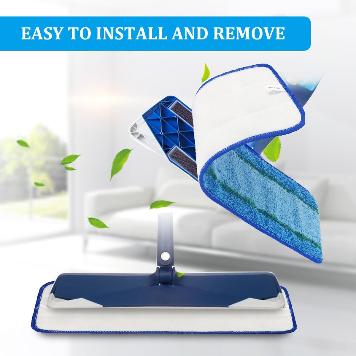 Washable Reusable Mop Pads S642197
