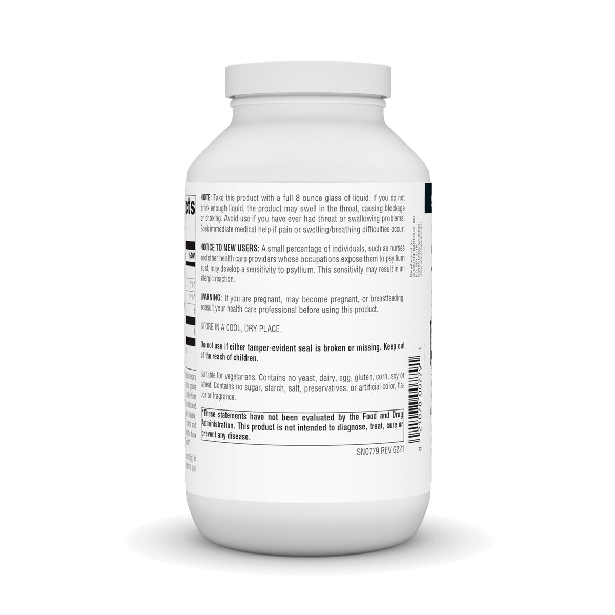 Psyllium Husk Powder, 12 oz S557470