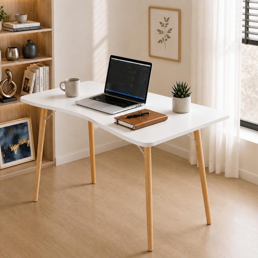 White Computer Desk P4602