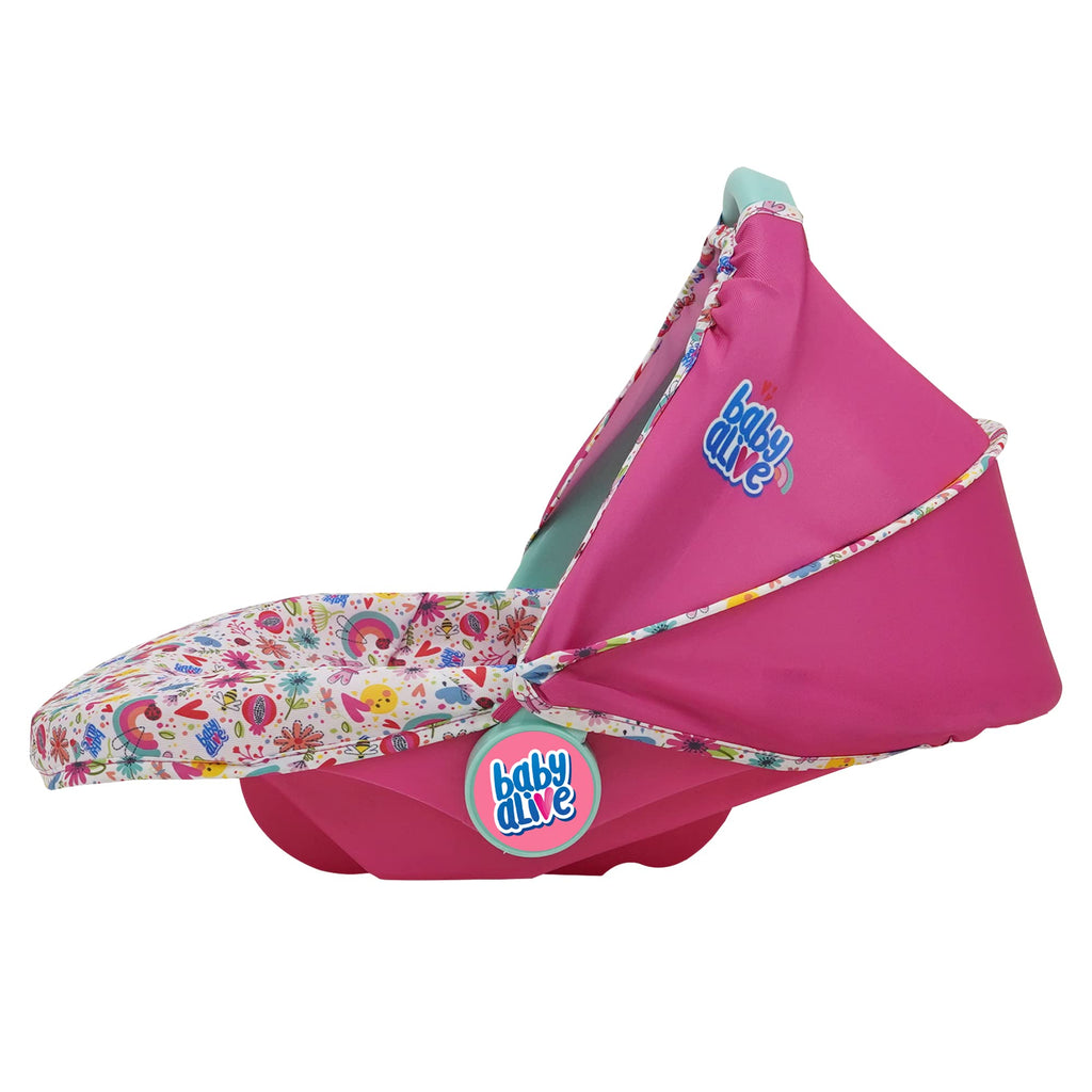 Pink & Rainbow 3-in-1 Doll Car Seat G738