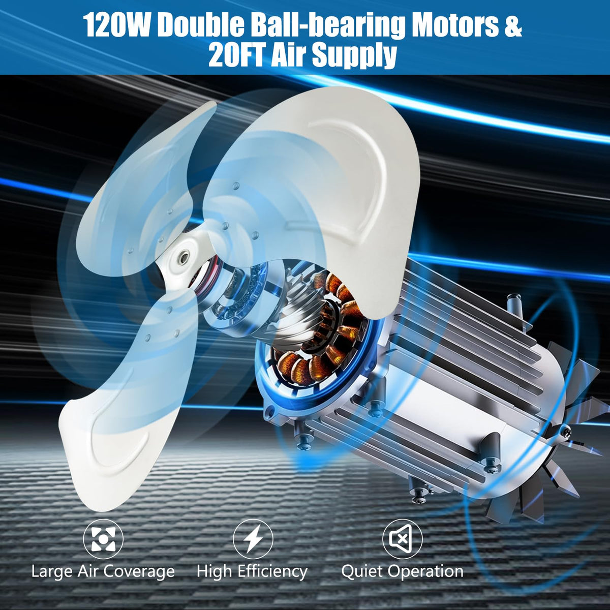 20 Inch Oscillating Wall Fan Z38450