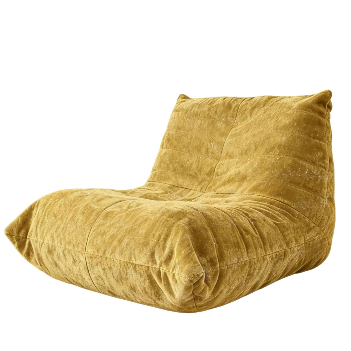 Yellow Bean Bag Chair with Memory Foam X368