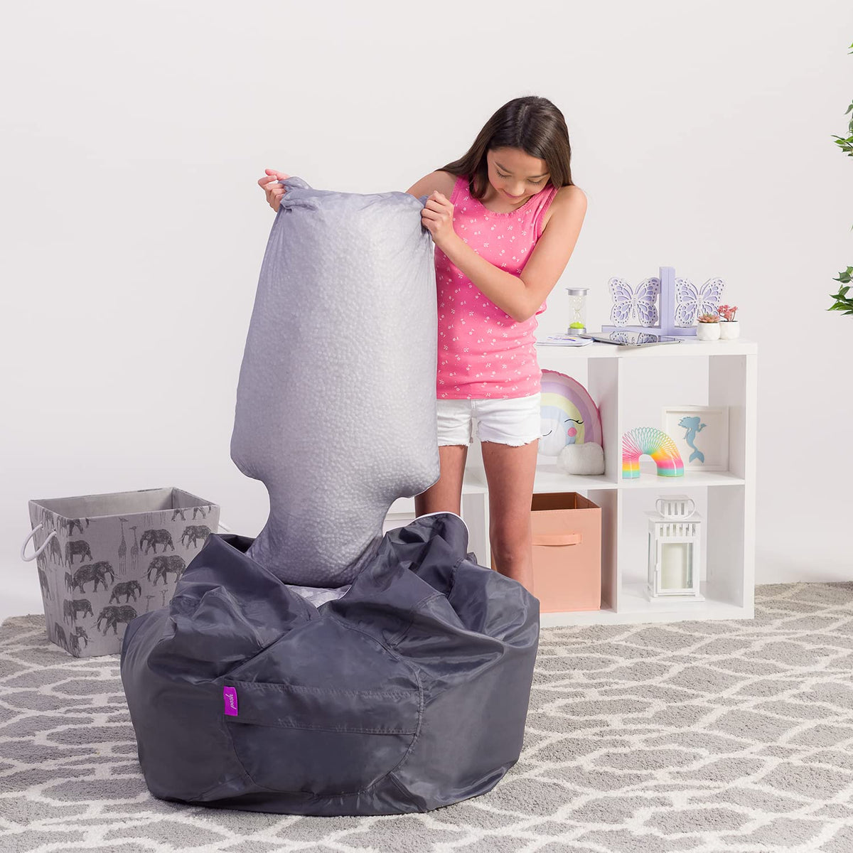 100 L White Bean Bag Refill V1594
