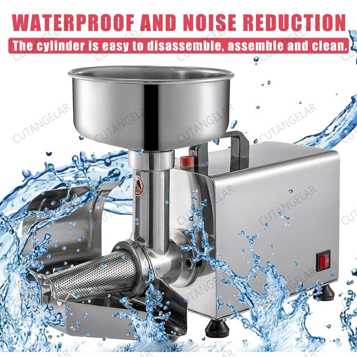 450W Stainless Steel Electric Sauce Strainer W93762
