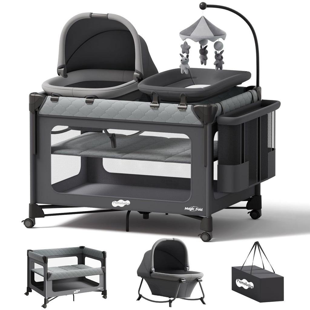 7 in 1 Pack and Play with Bassinet T6841