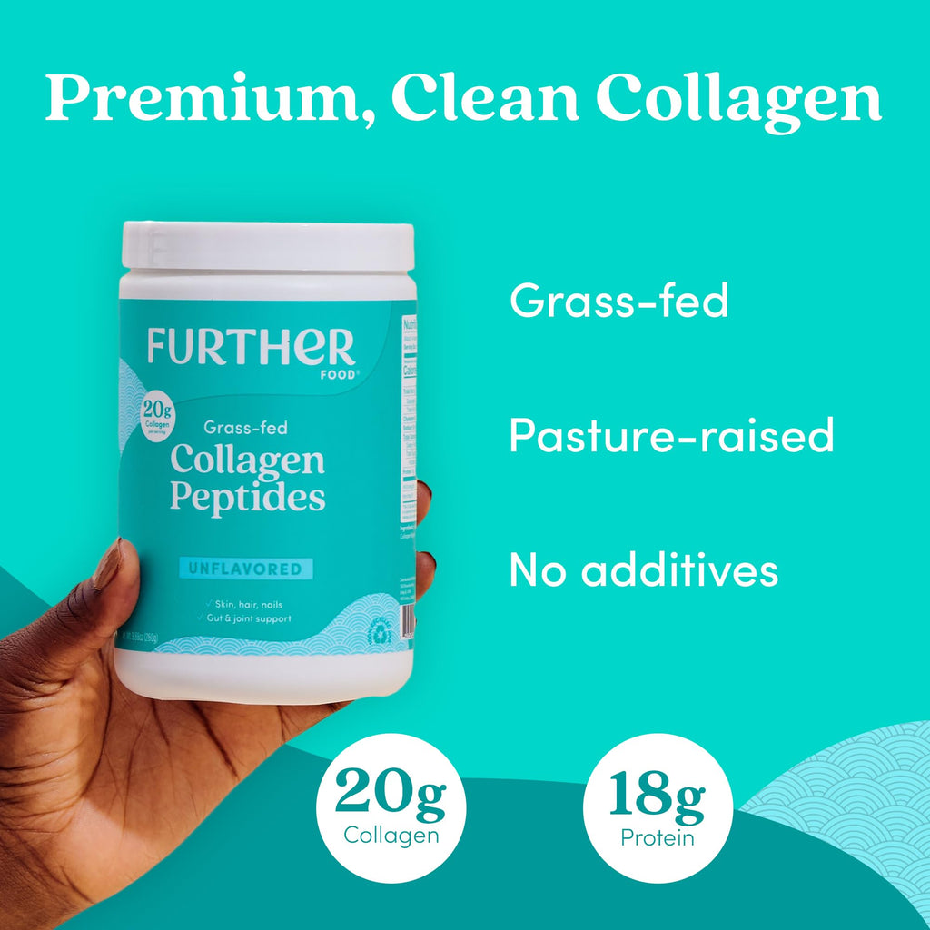 Unflavored Grass-Fed Collagen Peptides Powder 21.16 Oz R4894