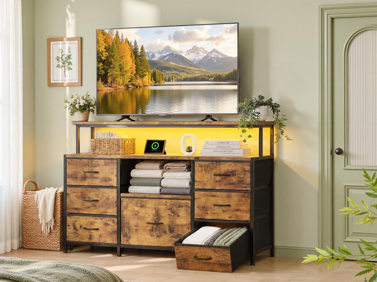 Dresser TV Stand with 7 Drawers U907050
