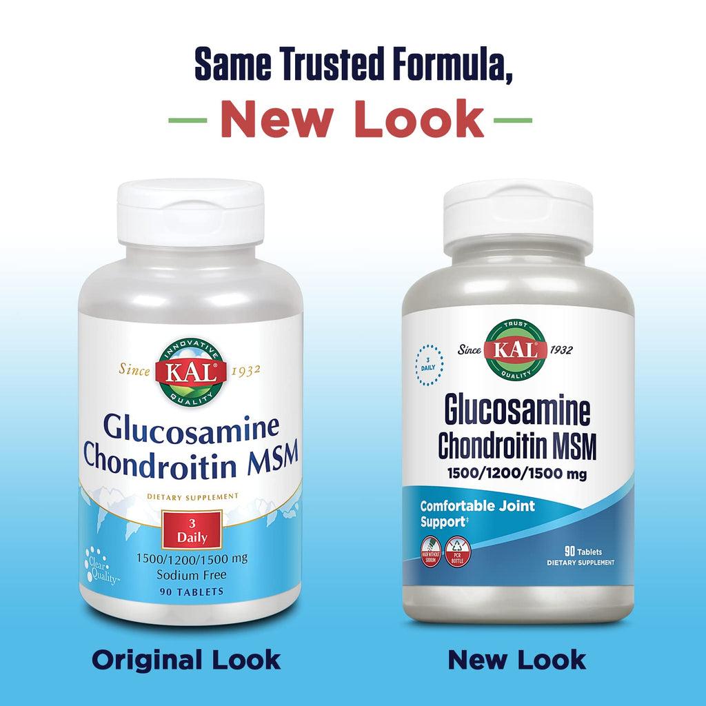 Glucosamine Chondroitin MSM Joint Support Supplement 90 Tablets F32035
