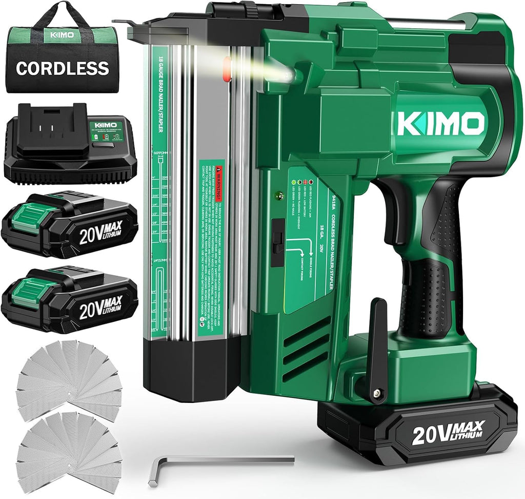 18 Gauge Cordless Brad Nailer and Stapler with Battery W71593