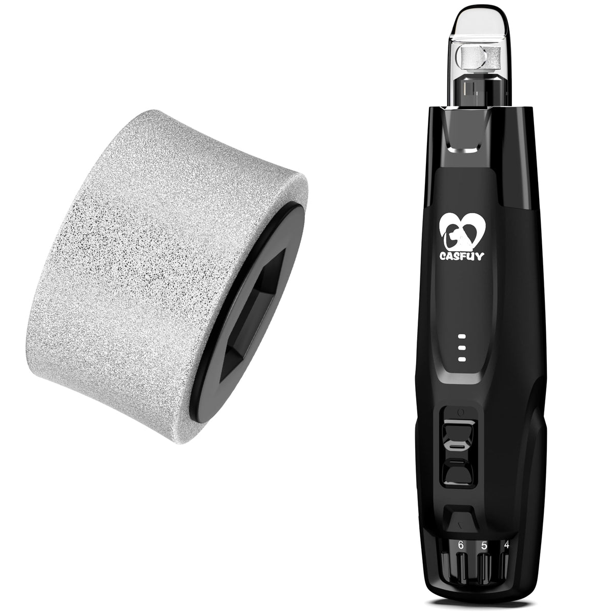 Dog Nail Grinder & Replacement Grinding Head Bundle L6620