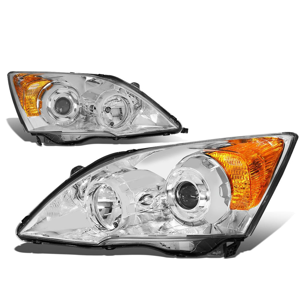Projector Headlights Assembly Chrome Housing J3325