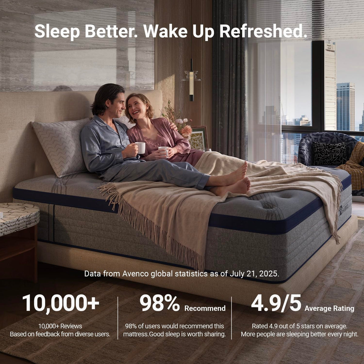 Queen 12 Inch Cooling Hybrid Mattress A500195