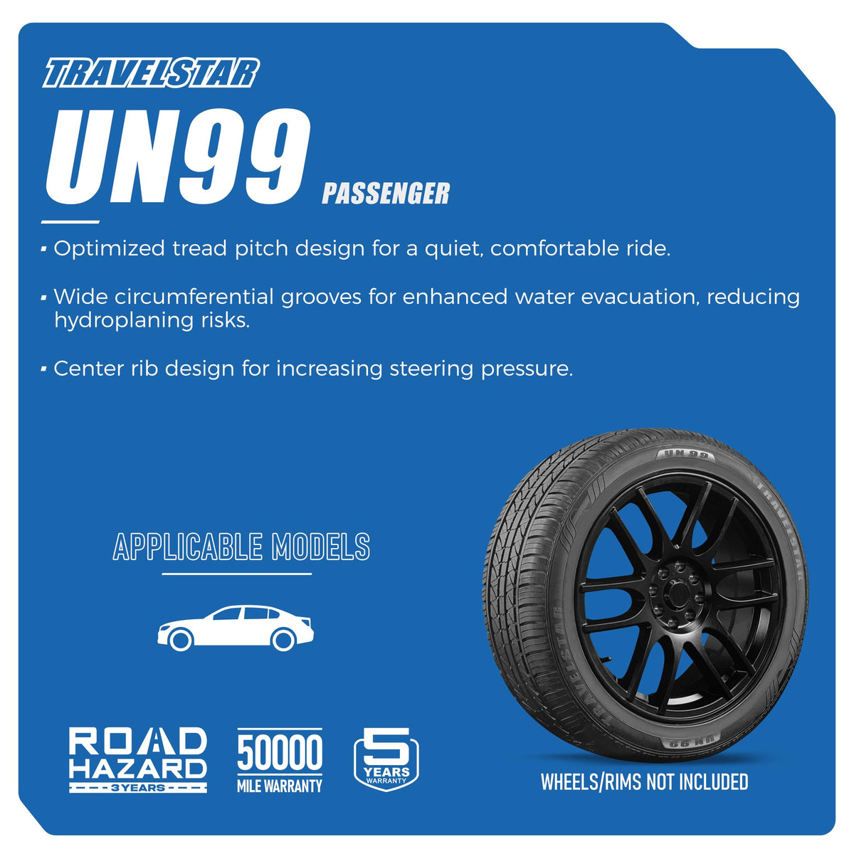 Set of 2 All Season Passenger Car Tire G6656
