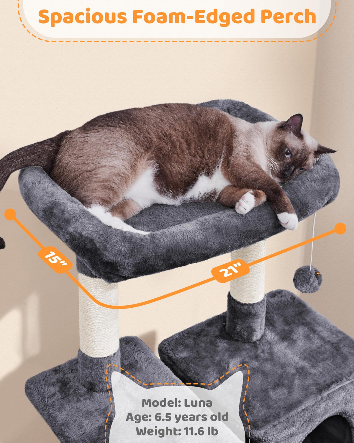 63in Large Cat Tree Y801