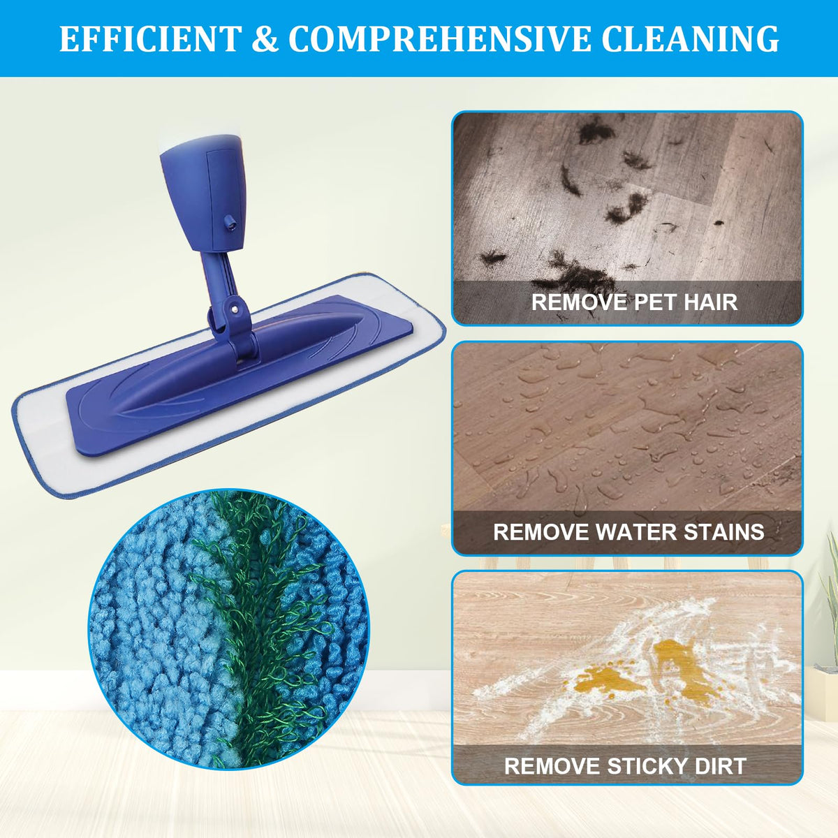 Washable Reusable Mop Pads S642197