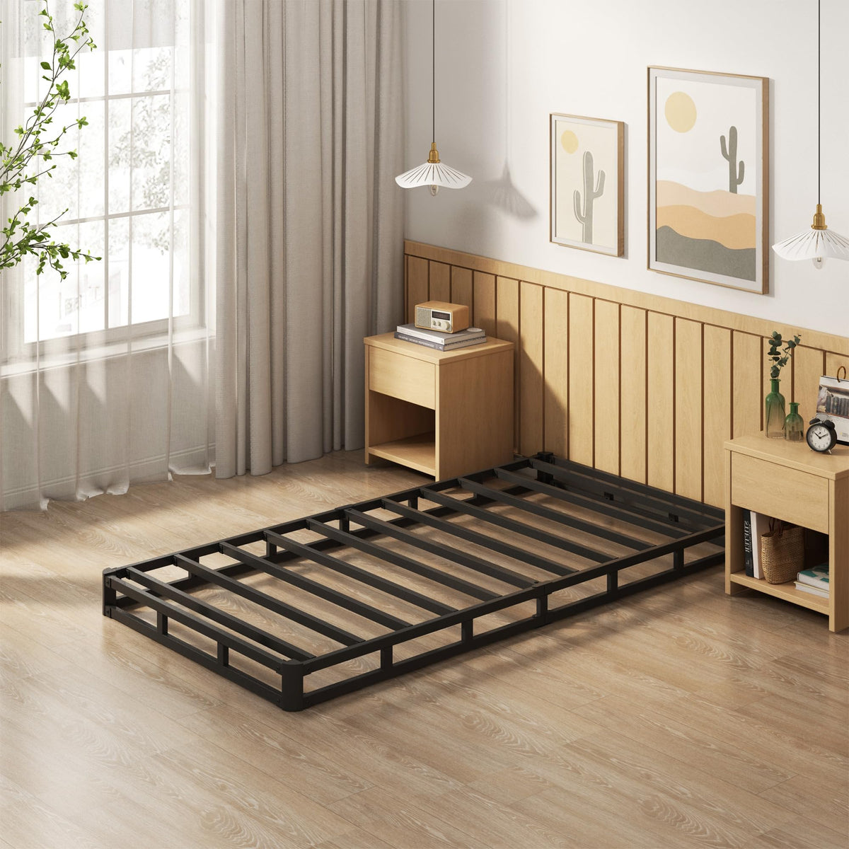 5 Inch Twin Box Spring Bed Base Mattress Foundation J6343