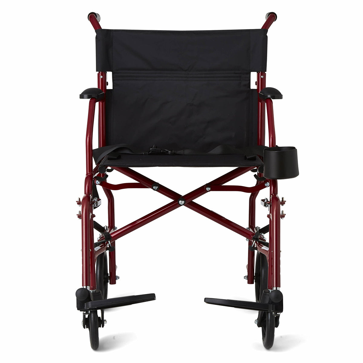 Ultra Lightweight Foldable Transport Wheelchair 19-Inch Seat K606