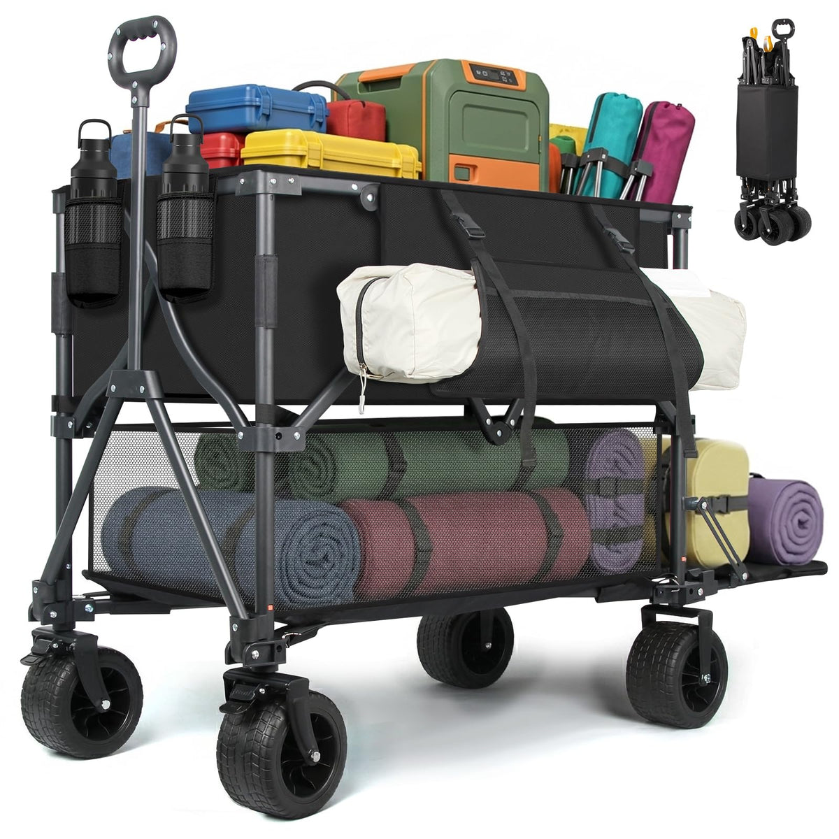 400L Foldable Utility Cart X6394