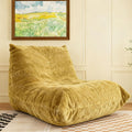 Yellow Bean Bag Chair with Memory Foam X368