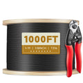 Black 1/8" Stainless Steel Cable K832