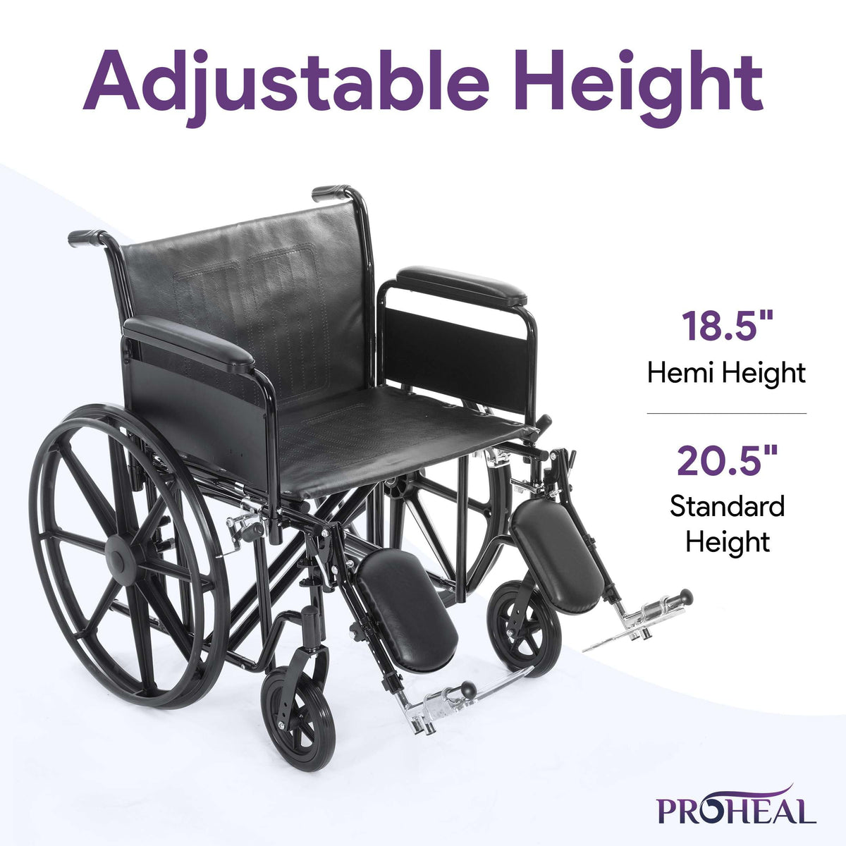 Heavy Duty Bariatric Wheelchair 500lb 26” Seat Width S575
