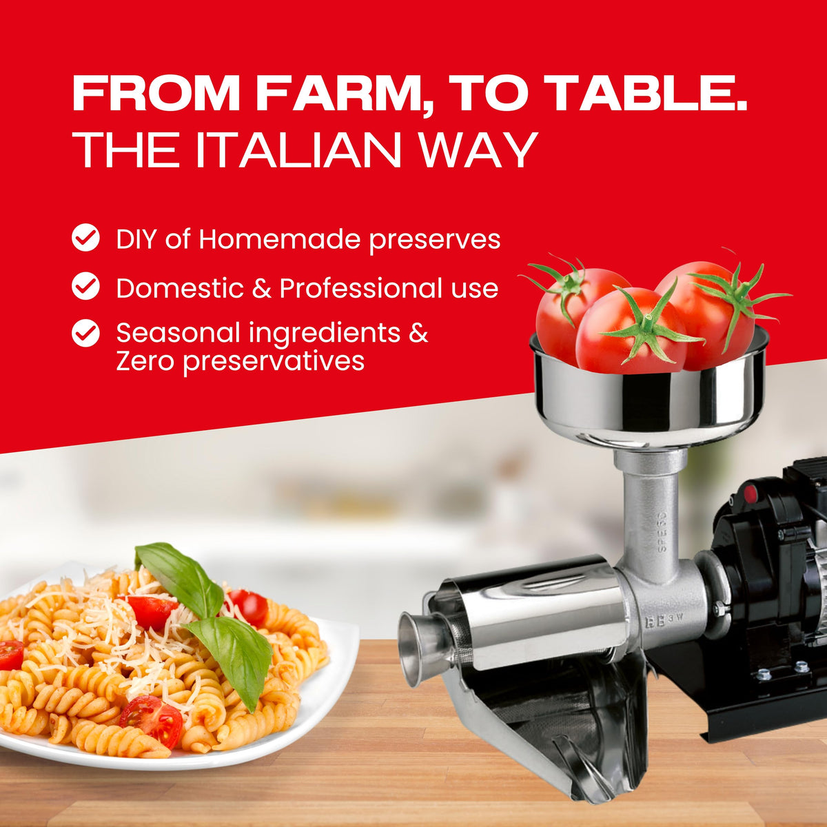 Electric Tomato Strainer 650W A373357