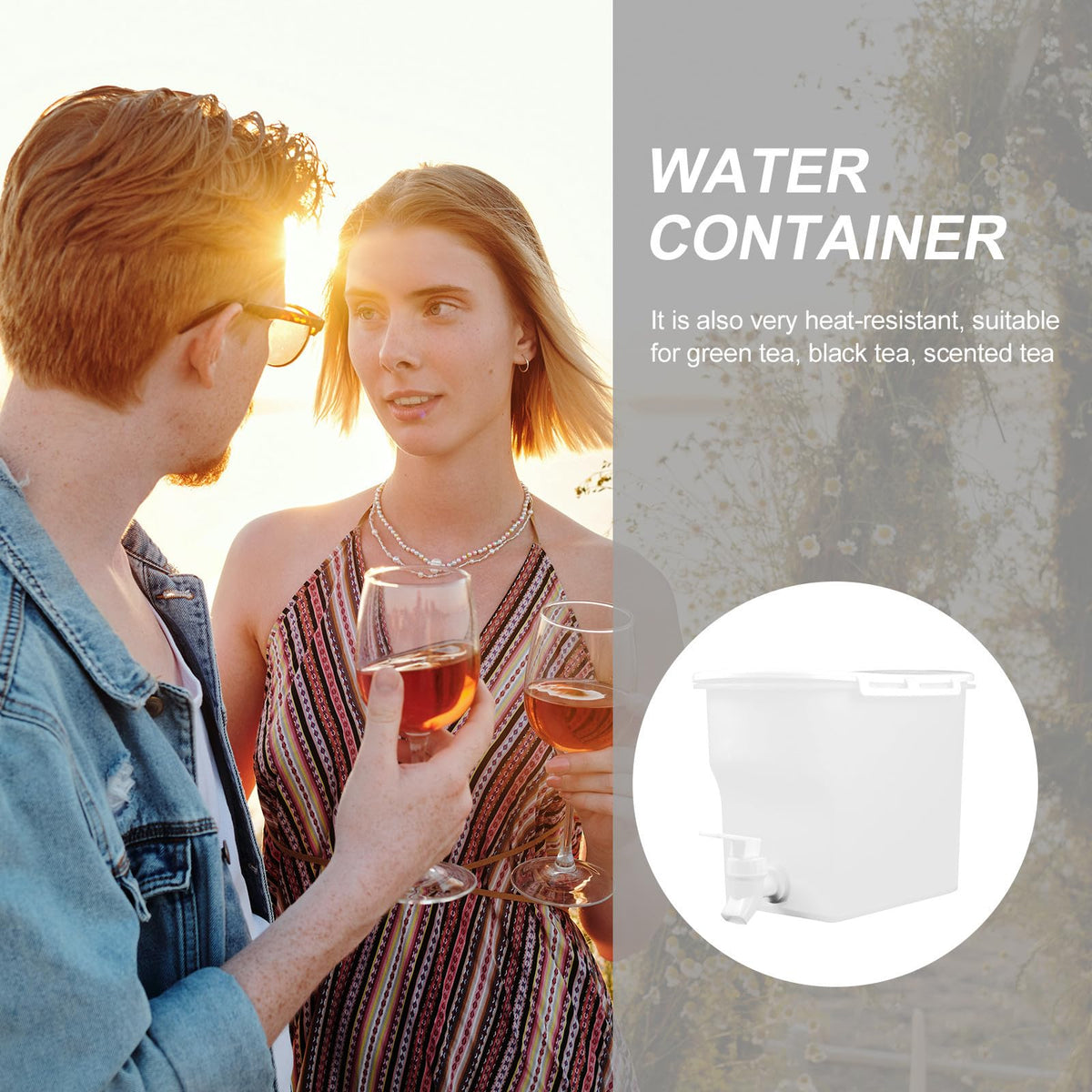 Cold Water Pitcher with Faucet F952