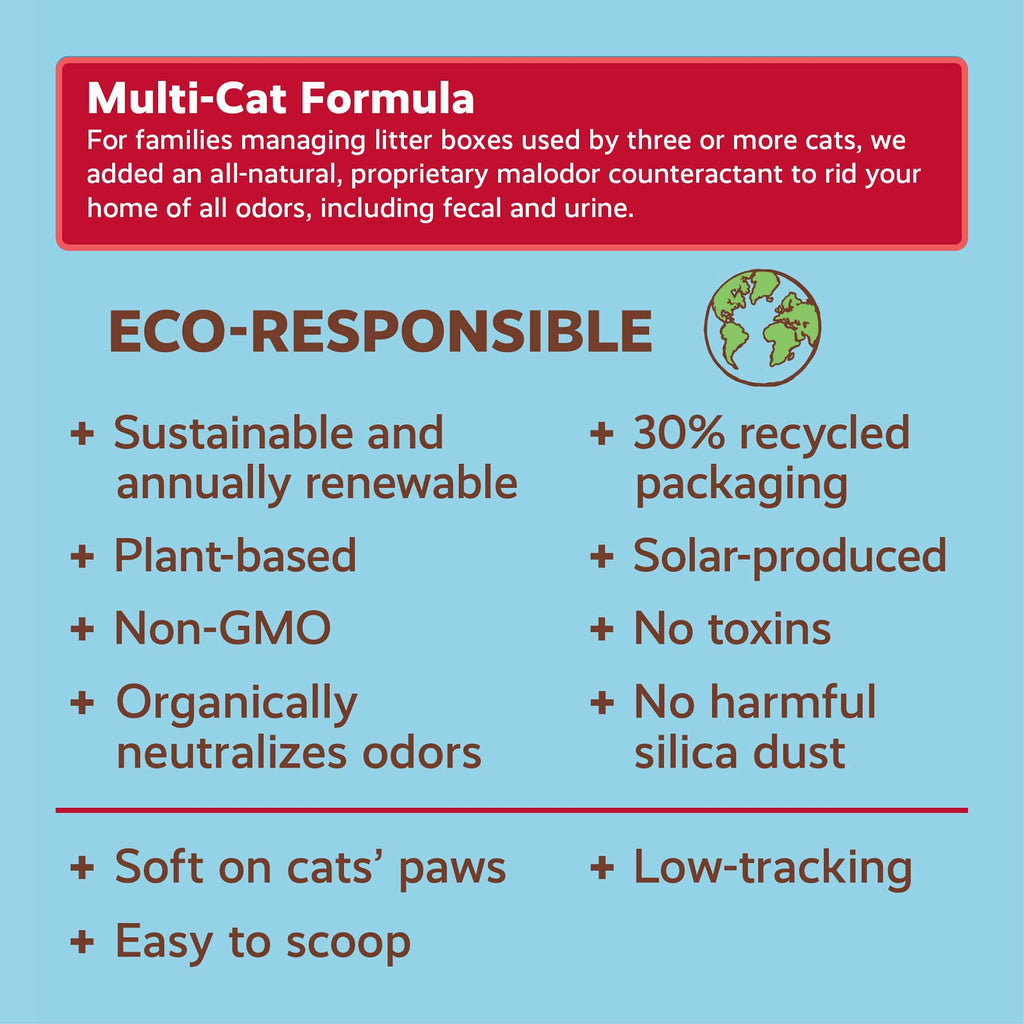 Unscented Walnut Shell Cat Litter 40 Lbs V948477