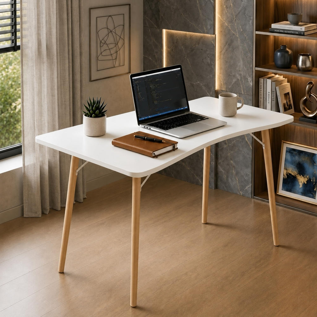 White Computer Desk P4602