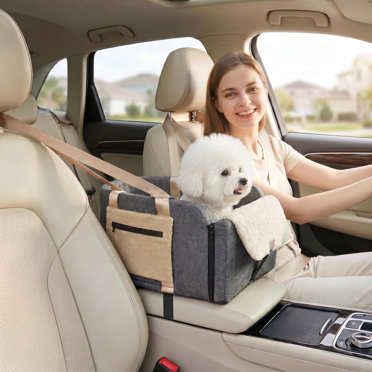 Center Console Dog Car Seat to 18lbs P585624
